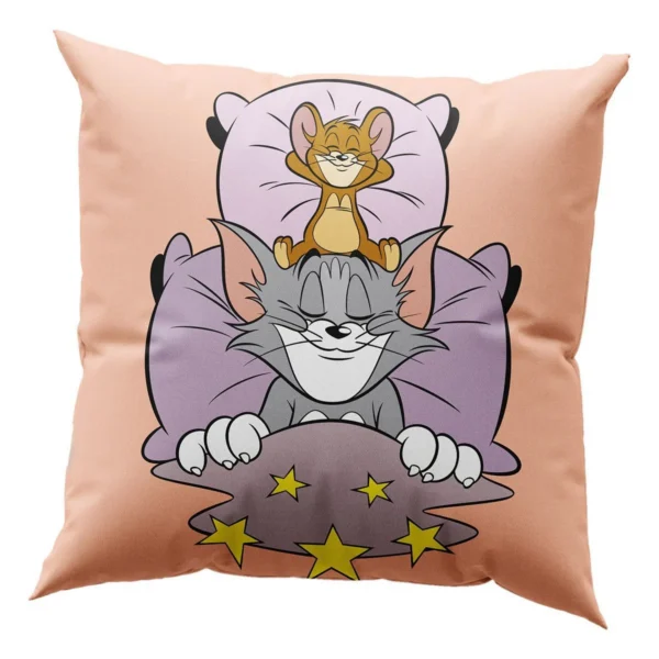 6194_pillow Beauty Home Μαξιλάρι με γέμιση Art 6194 Tom and Jerry 40x40 Εμπριμέ