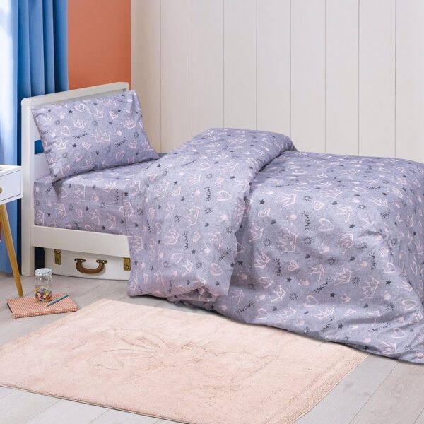 Beauty Home Kουβερλί μονό Candy Art 6215 160x240 Μωβ