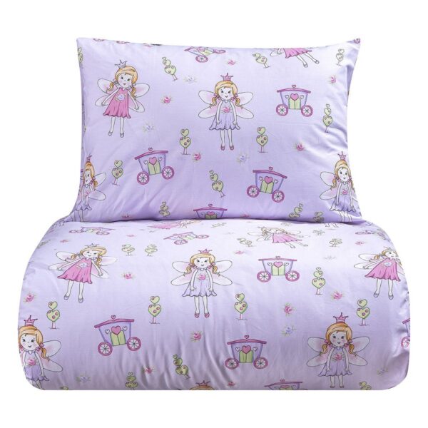 Beauty Home Σετ κουβερλί μονό Candy Art 6233 160x240 Λιλά