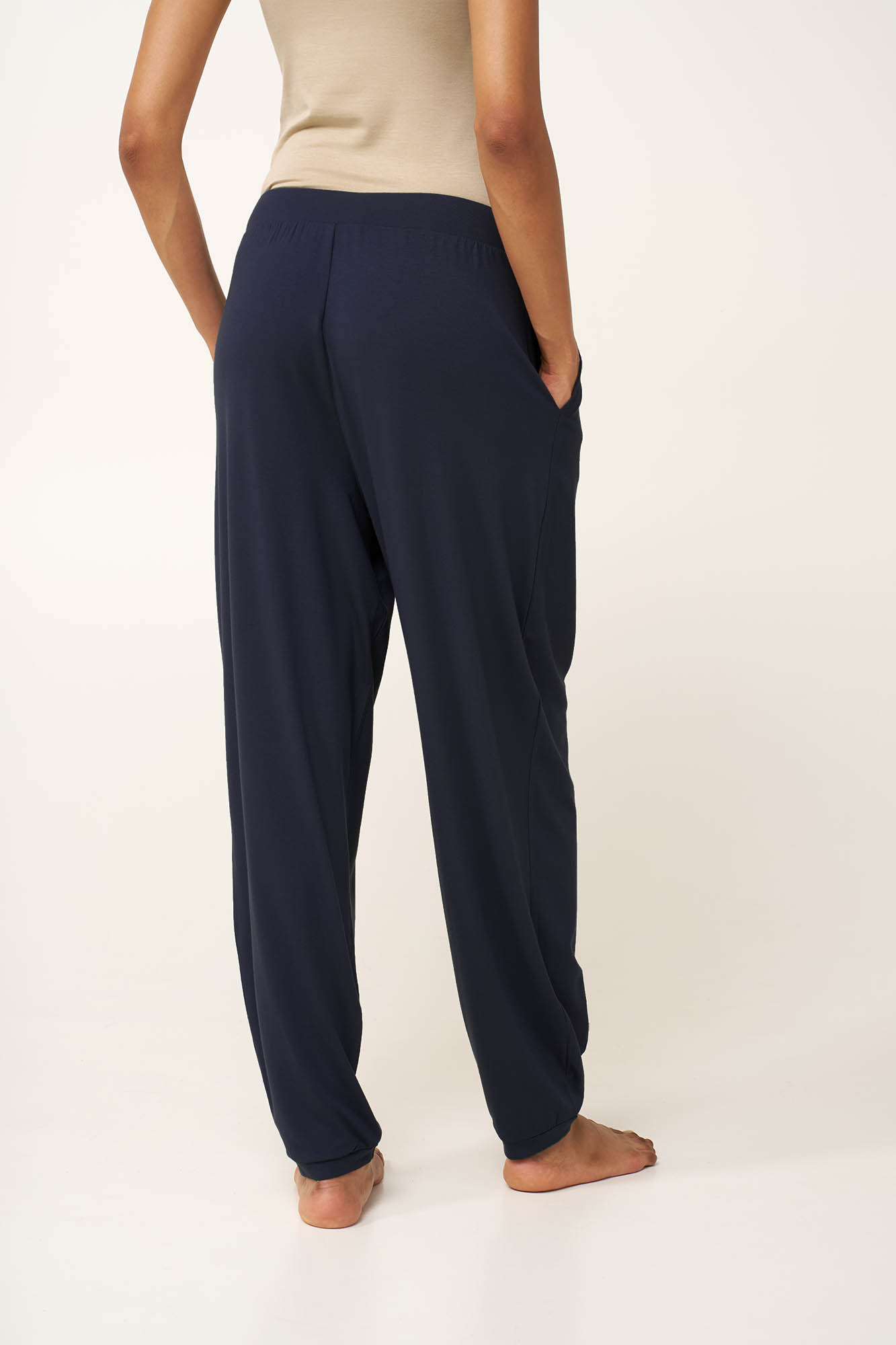 Γυναικείο Παντελόνι Viscose με Μανσέτες