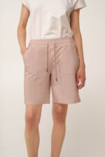 Γυναικεία Μονόχρωμη Βαμβακερή Βερμούδα - Image 2