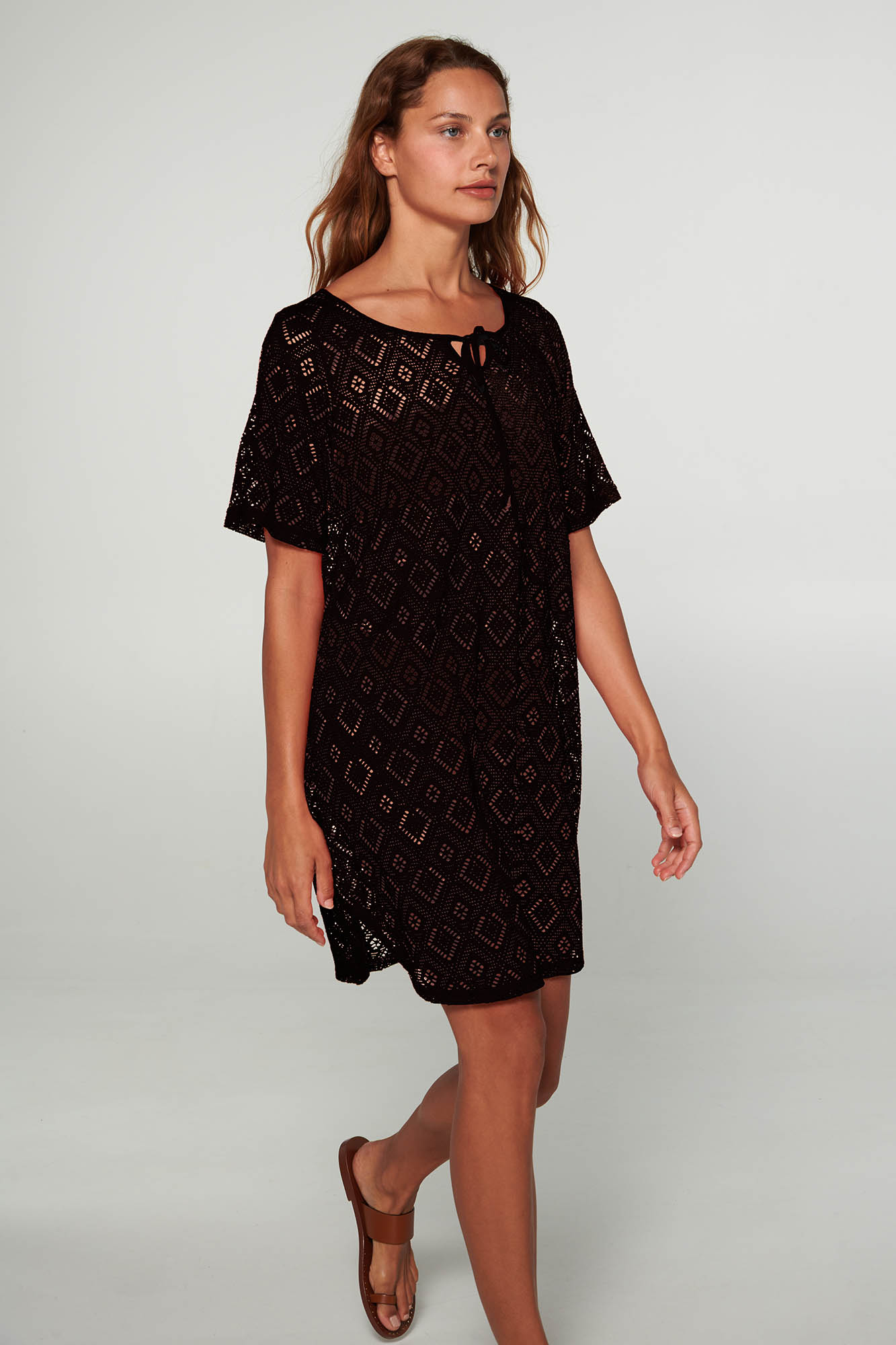 6_0325764354 Φόρεμα με Κοντό Μανίκι