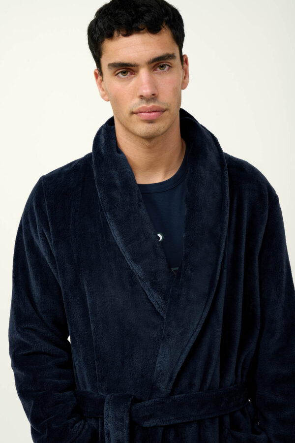 Μονόχρωμη Ανδρική Σταυρωτή Ρόμπα