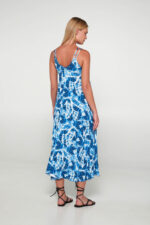 Εμπριμέ Μακρύ Φόρεμα - Image 6