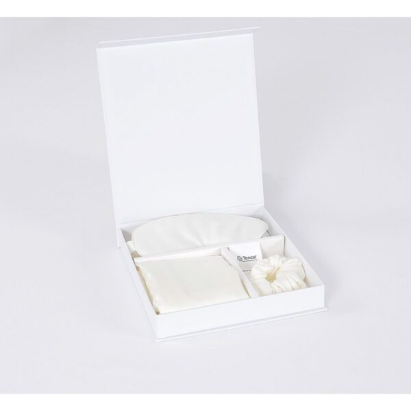 7005_Ivory_1 Beauty Home Σετ ομορφιάς ύπνου 3τμχ Art 7005 100% Tencel - Εκρού