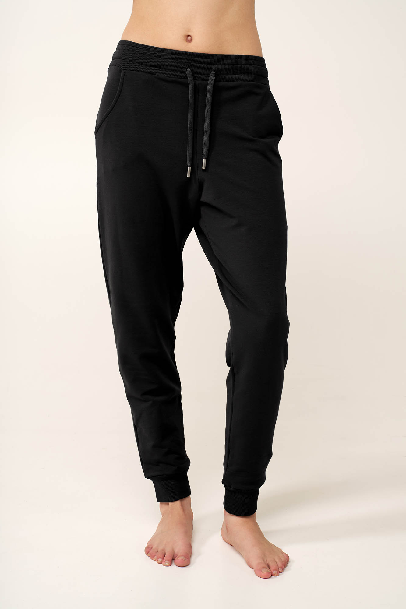 Γυναικείο Βαμβακερό Παντελόνι με Μανσέτες