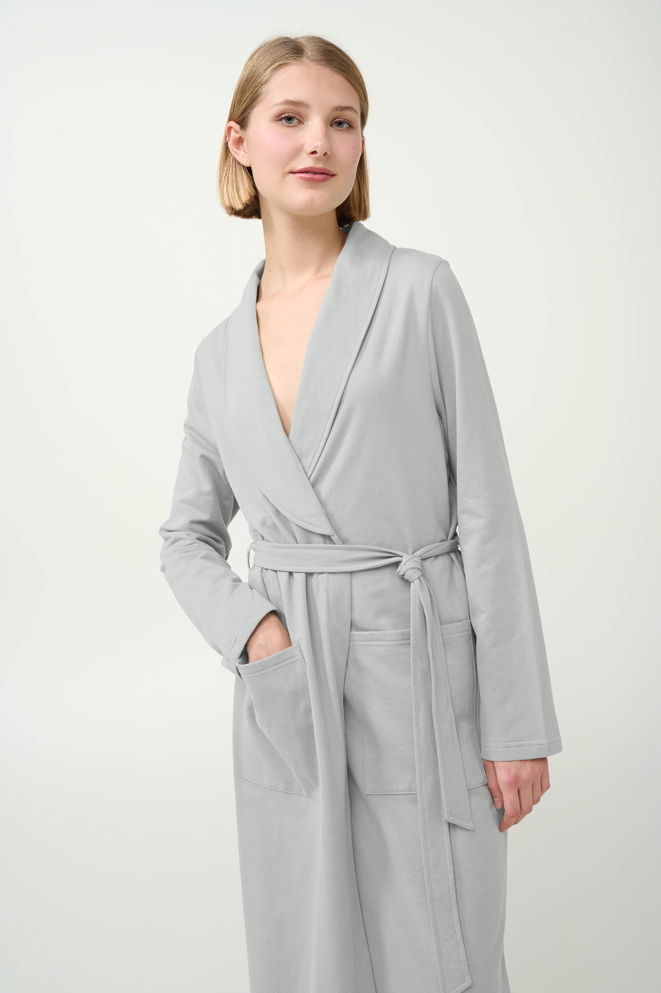 Γυναικεία Σταυρωτή Ρόμπα Φούτερ