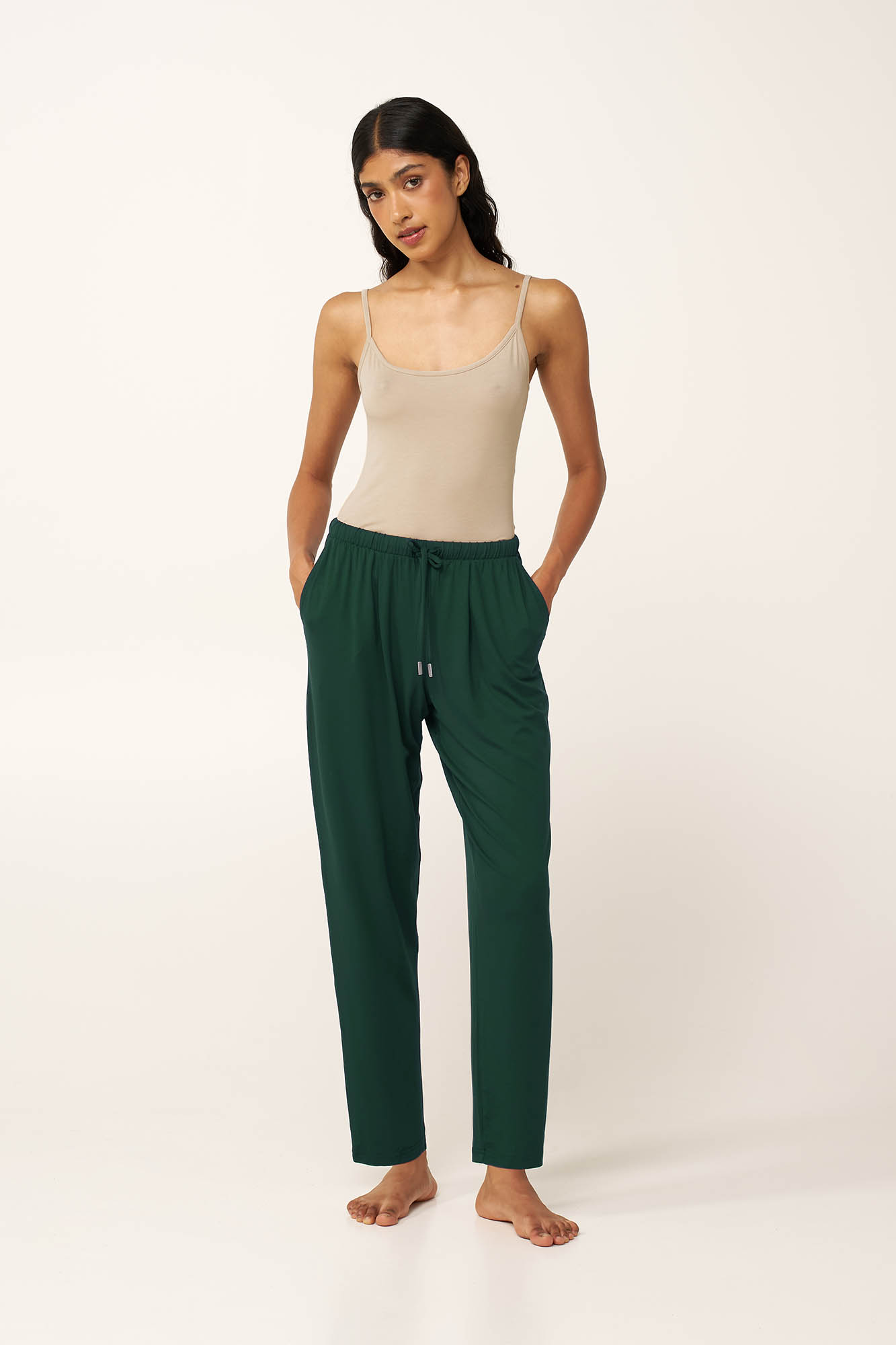 Γυναικείο Tapered Viscose Παντελόνι