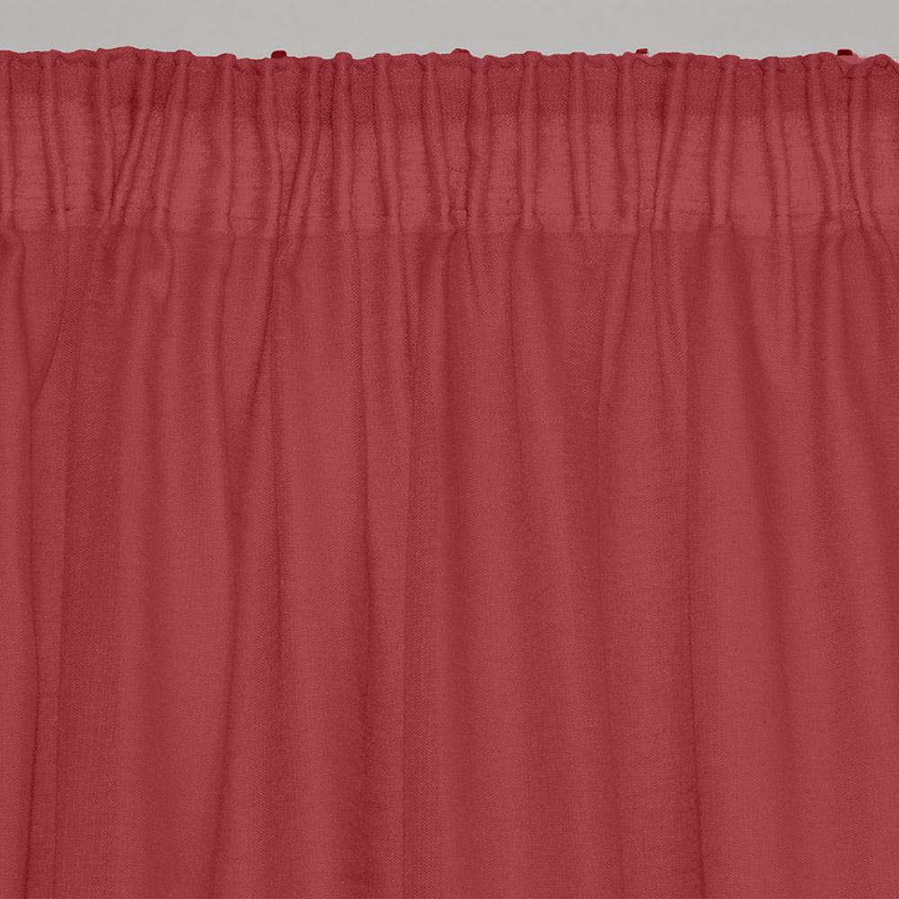 LINO ΚΟΥΡΤΙΝΑ LINE ΜΕ ΤΡΕΣΑ 401 RED 145X295