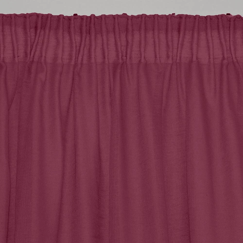 8000001126-c LINO ΚΟΥΡΤΙΝΑ LINE ΜΕ ΤΡΕΣΑ 304 BURGUNDY 300X295