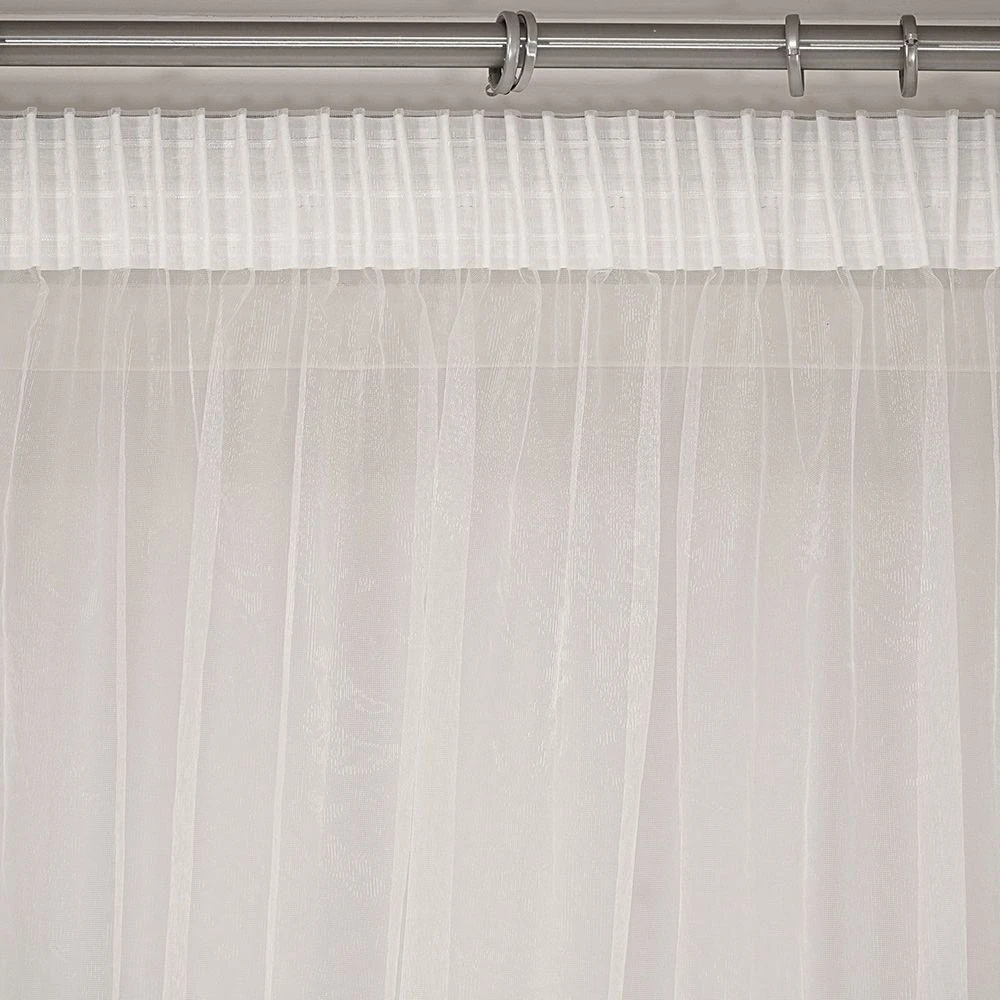 LINO ΚΟΥΡΤΙΝΑ RESIO WHITE ΜΕ ΤΡΕΣΑ 280X300