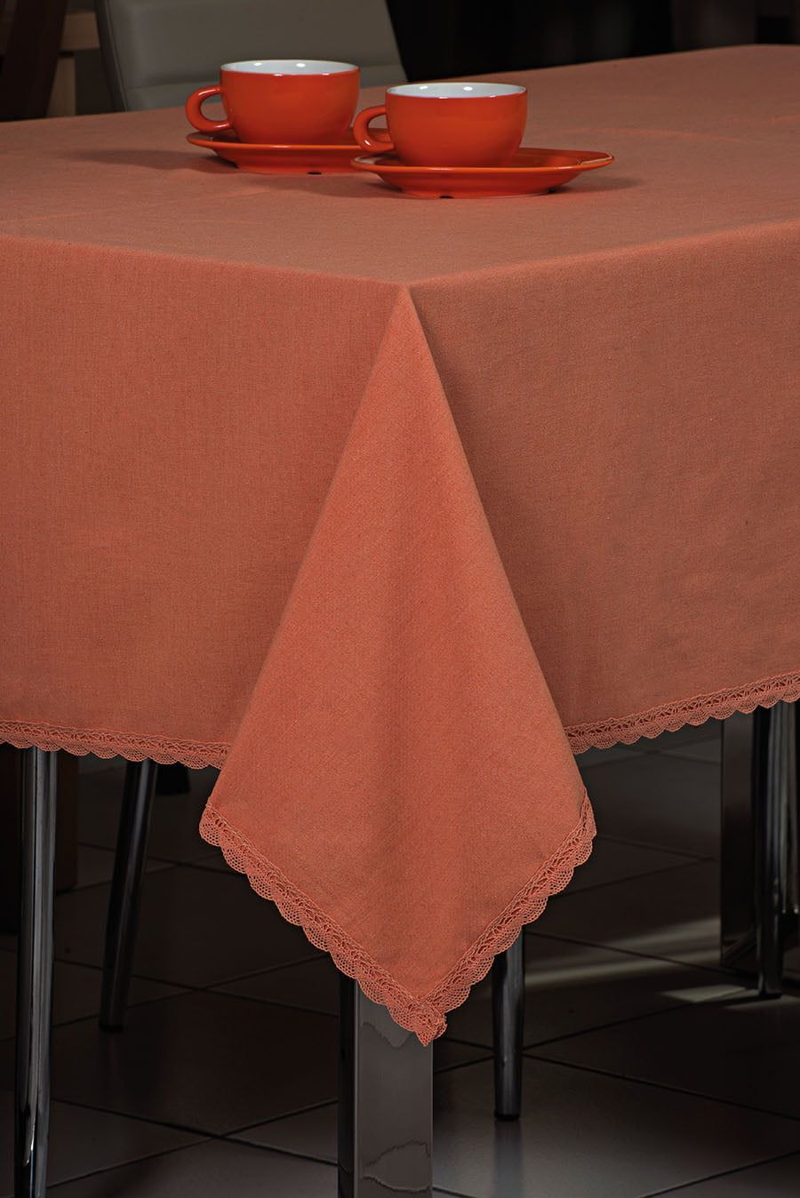 Beauty Home Τραπεζομάντηλο Art 8136 140x220 Πορτοκαλί