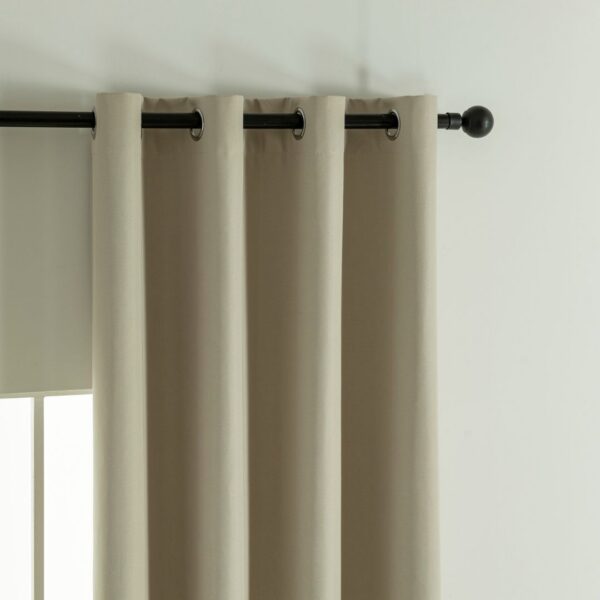8391_beige_4 Beauty Home Κουρτίνα Full Blackout σκίασης με 8 κρίκους Soft Art 8391 Beige 140x270 Άμμου
