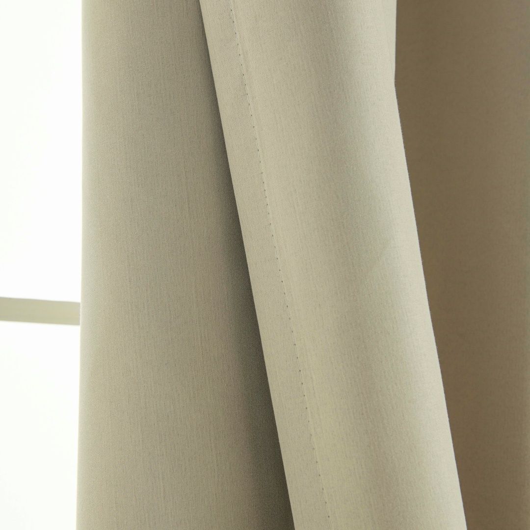 8391_beige_7 Beauty Home Κουρτίνα Full Blackout σκίασης με 8 κρίκους Soft Art 8391 Beige 140x270 Άμμου