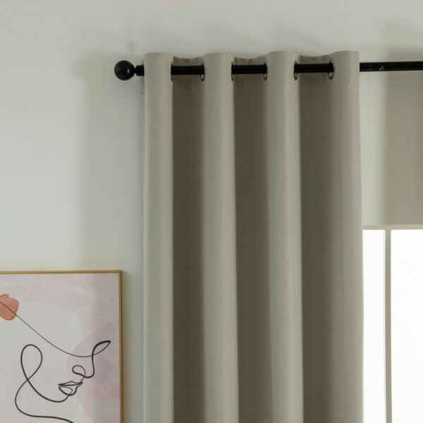 8391_d-beige_3 Beauty Home Κουρτίνα Full Blackout σκίασης με 8 κρίκους Soft Art 8391 Dark Beige-3 140x270 Σκούρο Μπεζ