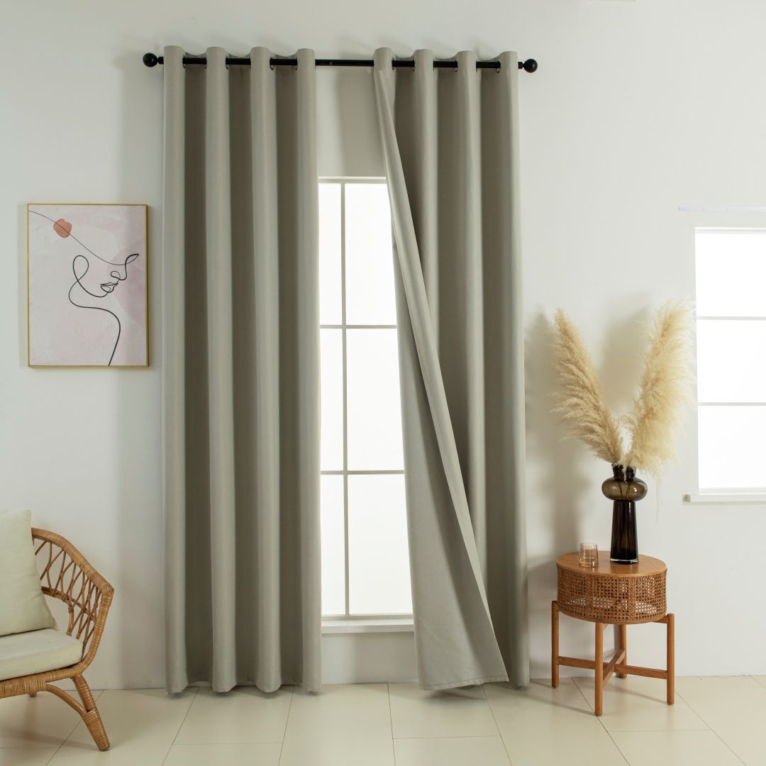 8391_d-beige_5 Beauty Home Κουρτίνα Full Blackout σκίασης με 8 κρίκους Soft Art 8391 Dark Beige-3 140x270 Σκούρο Μπεζ
