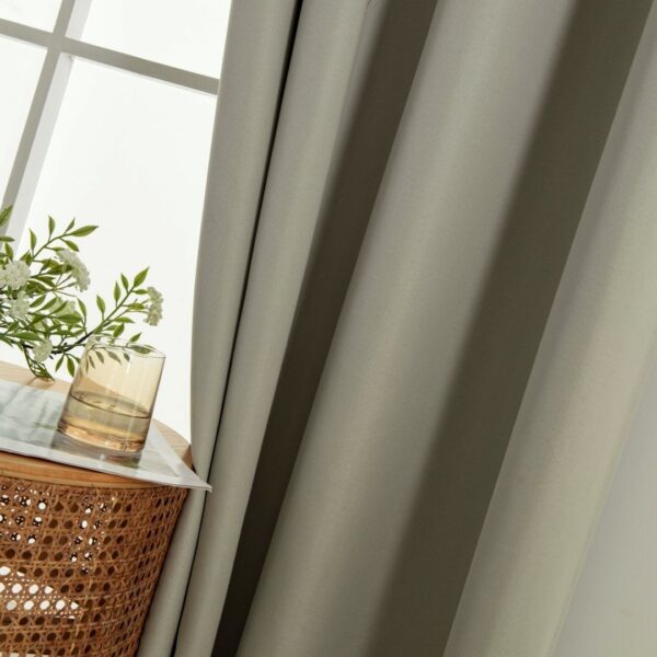 8391_d-beige_8 Beauty Home Κουρτίνα Full Blackout σκίασης με 8 κρίκους Soft Art 8391 Dark Beige-3 140x270 Σκούρο Μπεζ