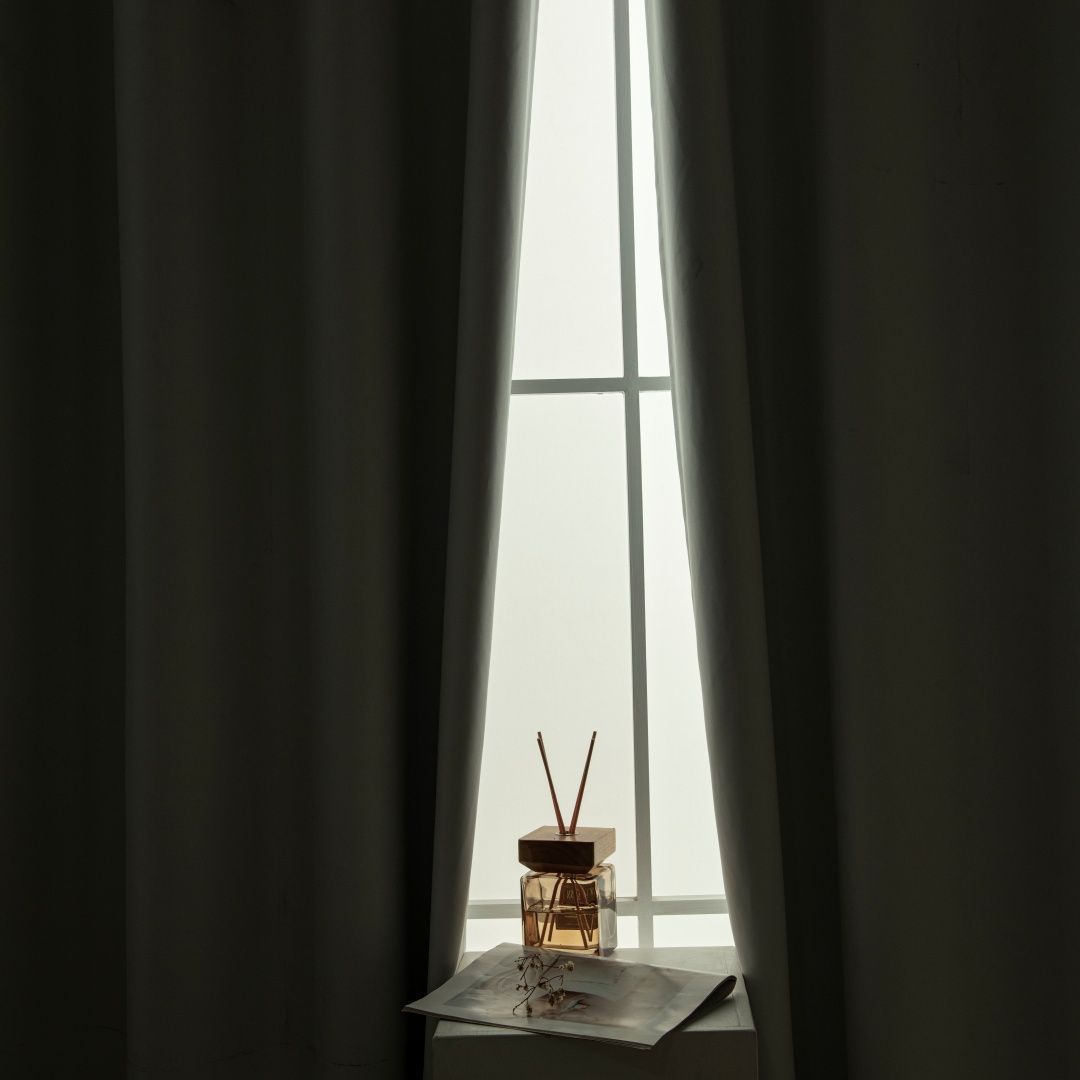 Beauty Home Κουρτίνα Full Blackout σκίασης με 8 κρίκους Soft Art 8391 Ice-Ecru 140x270 Πάγου