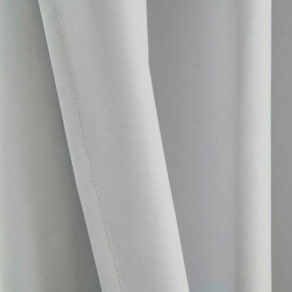 Beauty Home Κουρτίνα Full Blackout σκίασης με 8 κρίκους Soft Art 8391 Ice-Ecru 140x270 Πάγου