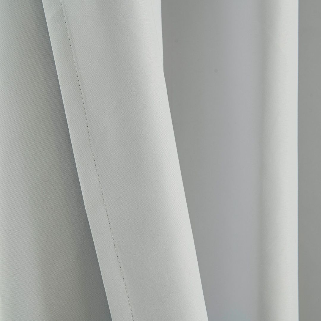 Beauty Home Κουρτίνα Full Blackout σκίασης με 8 κρίκους Soft Art 8391 Ice-Ecru 140x270 Πάγου