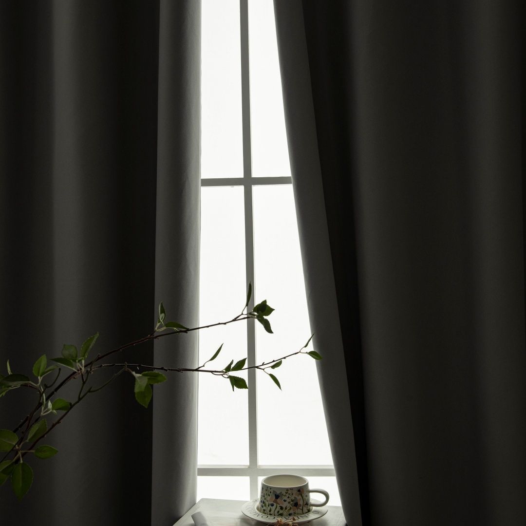 Beauty Home Κουρτίνα Full Blackout σκίασης με 8 κρίκους Soft Art 8391 Grey-11 140x270 Γκρι