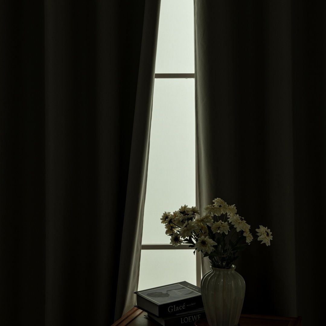 8391_l-beige_11 Beauty Home Κουρτίνα Full Blackout σκίασης με 8 κρίκους Soft Art 8391 Light Beige-C3 140x270 Μπεζ