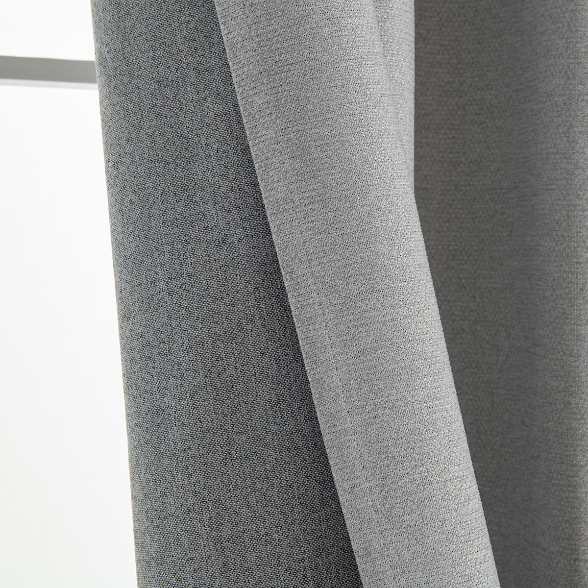 Beauty Home Κουρτίνα Full Blackout σκίασης με 8 κρίκους Elite Art 8392 Light Grey-Νο3 140x270 Ασημί