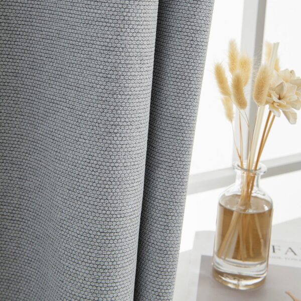 8392_Silver_10 Beauty Home Κουρτίνα Full Blackout σκίασης με 8 κρίκους Elite Art 8392 Silver-Νο4 140x270 Γκρι