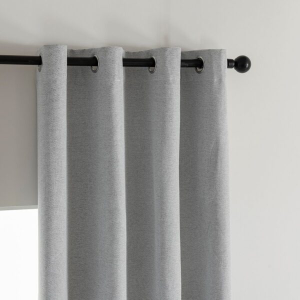 8392_Silver_4 Beauty Home Κουρτίνα Full Blackout σκίασης με 8 κρίκους Elite Art 8392 Silver-Νο4 140x270 Γκρι