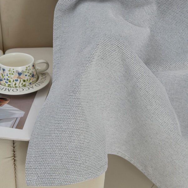 8392_Silver_8 Beauty Home Κουρτίνα Full Blackout σκίασης με 8 κρίκους Elite Art 8392 Silver-Νο4 140x270 Γκρι