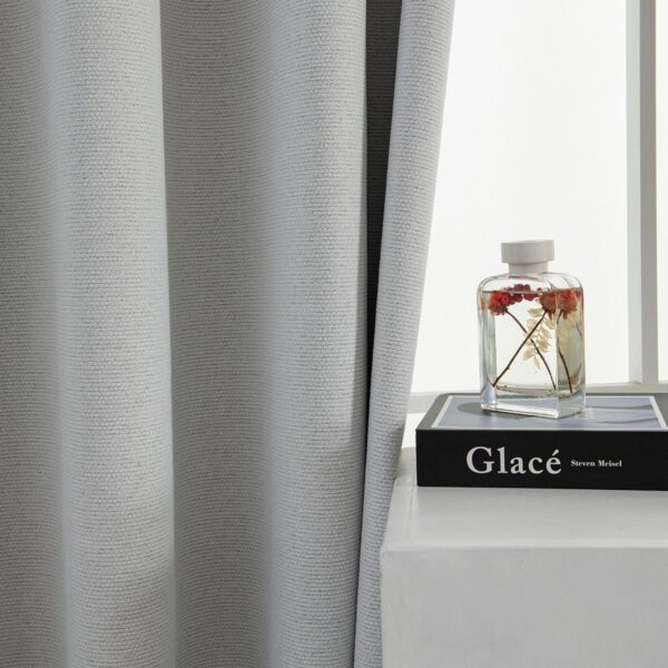 Beauty Home Κουρτίνα Full Blackout σκίασης με 8 κρίκους Elite Art 8392 Ice-No1 140x270 Πάγου