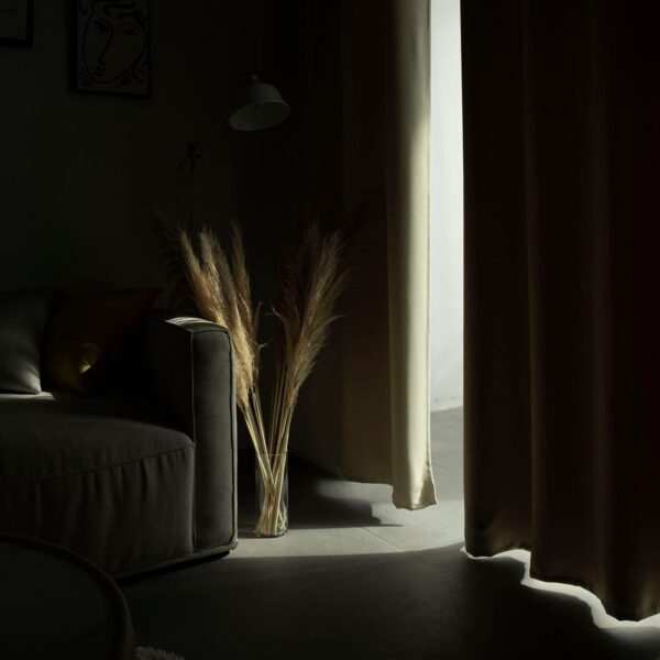 Beauty Home Ύφασμα κουρτίνας Blackout σκίασης Ideal Art 8400  Ύφασμα Φ280 Ανθρακίτης