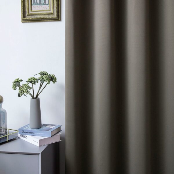 Beauty Home Ύφασμα κουρτίνας Blackout σκίασης Ideal Art 8400  Ύφασμα Φ280 Καφέ