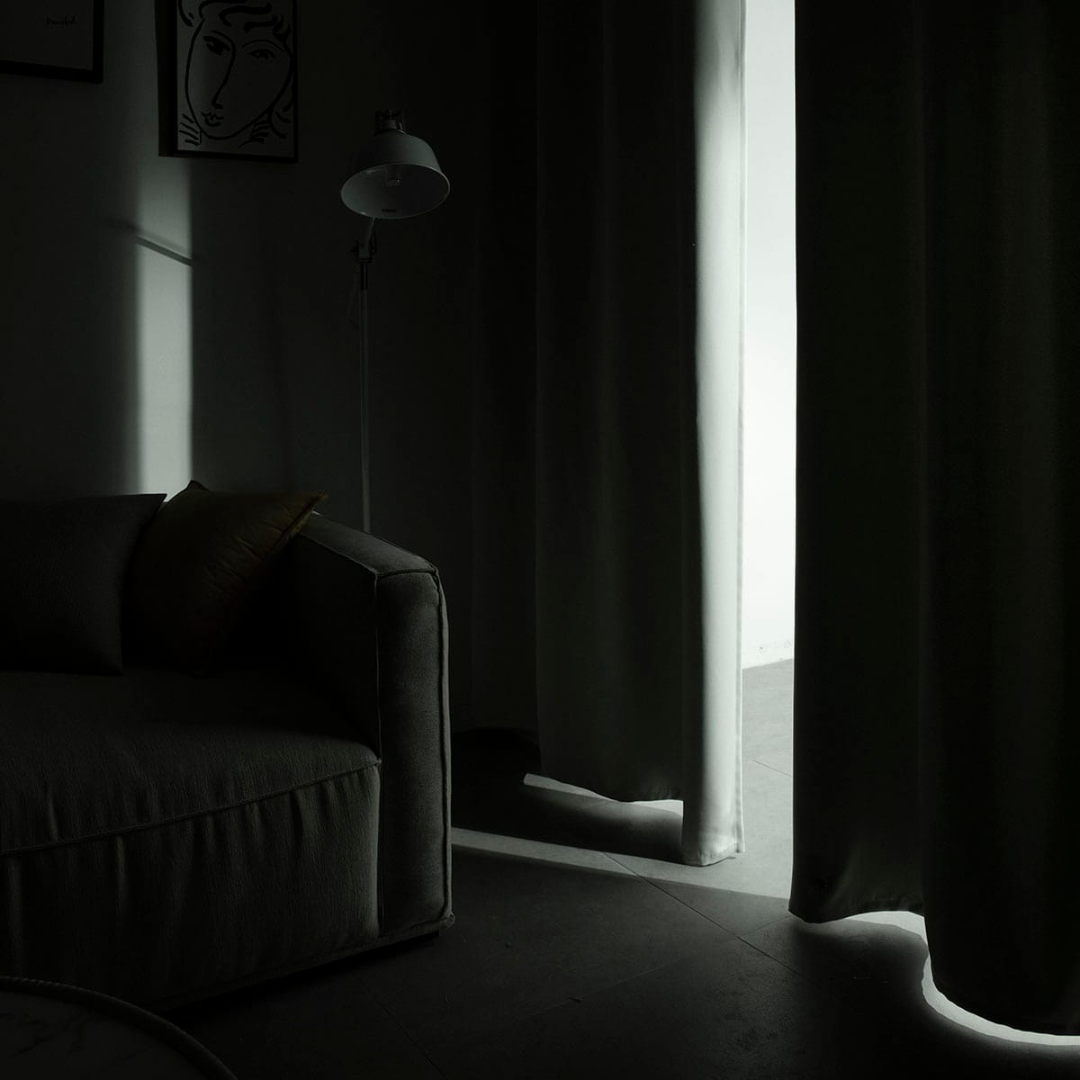 Beauty Home Κουρτίνα Blackout σκίασης με 8 κρίκους Ideal Art 8400 140x270 Γκρι