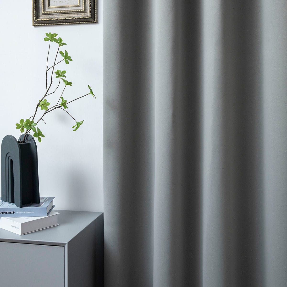 Beauty Home Ύφασμα κουρτίνας Blackout σκίασης Ideal Art 8400  Ύφασμα Φ280 Ανθρακίτης