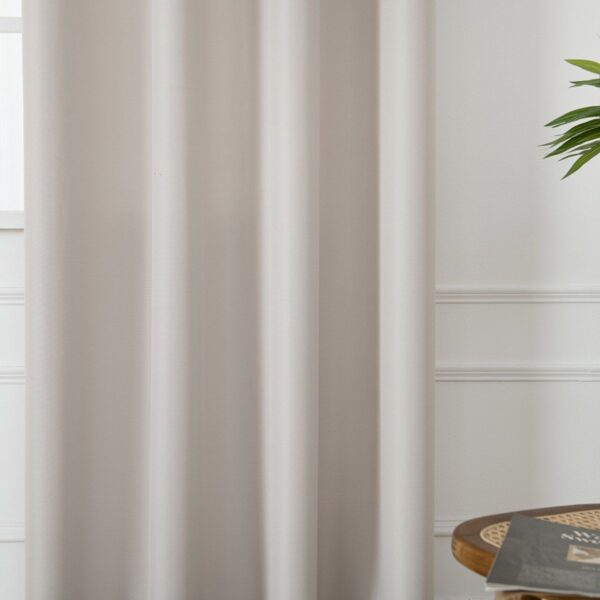 Beauty Home Ύφασμα κουρτίνας με το μέτρο μεσαίας σκίασης Effect Art 8443 Φ320 Εκρού