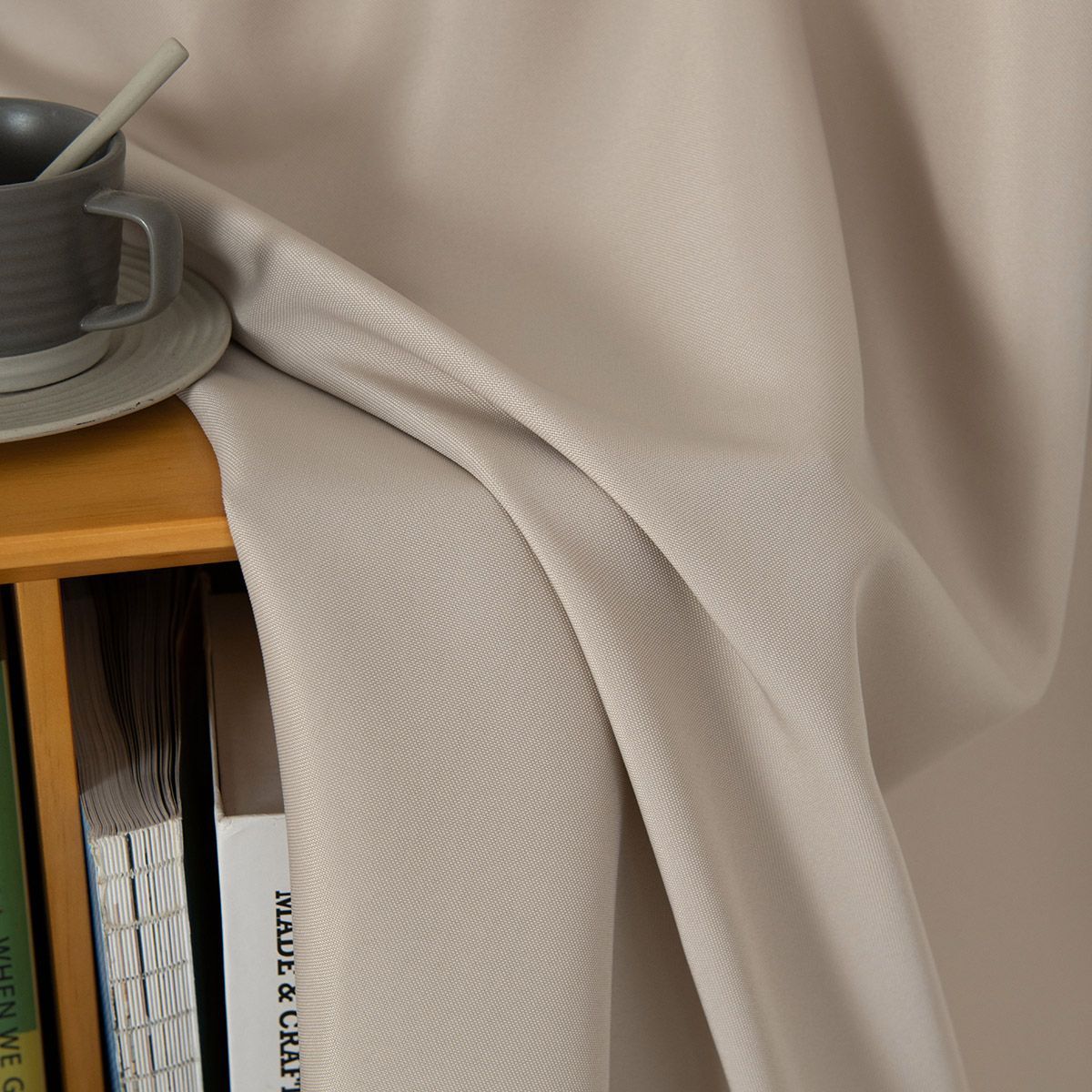 8443_sand_13 Beauty Home Ύφασμα κουρτίνας με το μέτρο μεσαίας σκίασης Effect Art 8443 Φ320 Άμμου