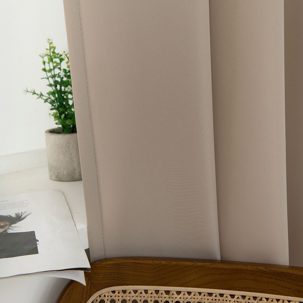 8443_sand_6 Beauty Home Ύφασμα κουρτίνας με το μέτρο μεσαίας σκίασης Effect Art 8443 Φ320 Άμμου