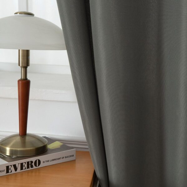 Beauty Home Ύφασμα κουρτίνας με το μέτρο μεσαίας σκίασης Effect Art 8443 Φ320 Ανθρακί