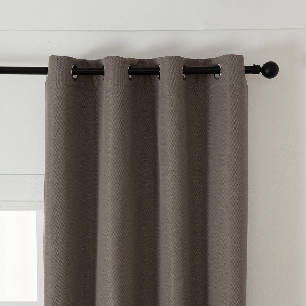 8444_mocha_3 Beauty Home Ύφασμα κουρτίνας με το μέτρο Blackout jacquard σκίασης Glare Art 8444 Φ280 Μόκα