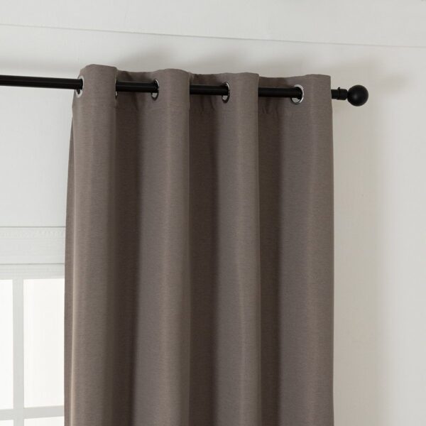 8444_mocha_4 Beauty Home Ύφασμα κουρτίνας με το μέτρο Blackout jacquard σκίασης Glare Art 8444 Φ280 Μόκα