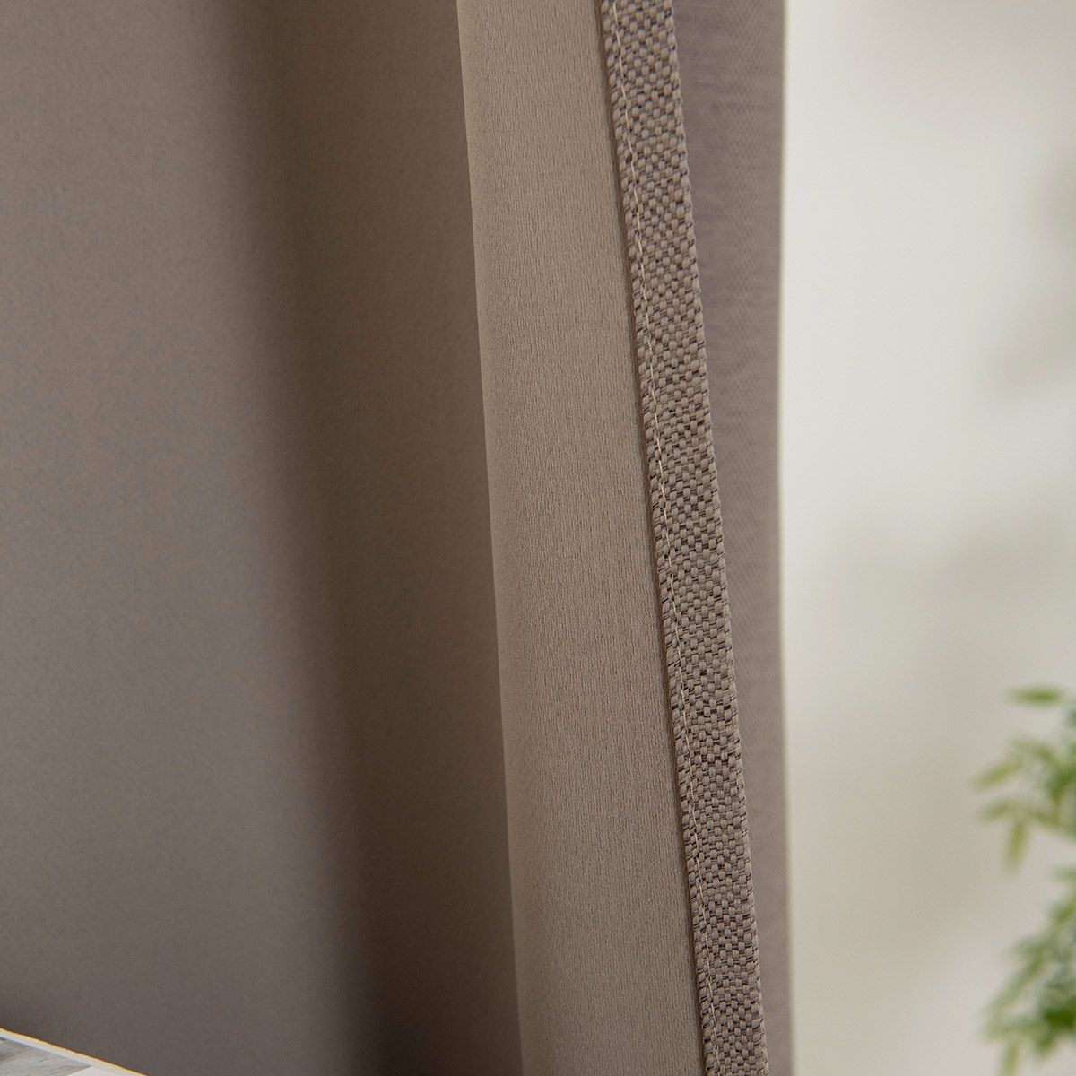 8444_mocha_7 Beauty Home Ύφασμα κουρτίνας με το μέτρο Blackout jacquard σκίασης Glare Art 8444 Φ280 Μόκα