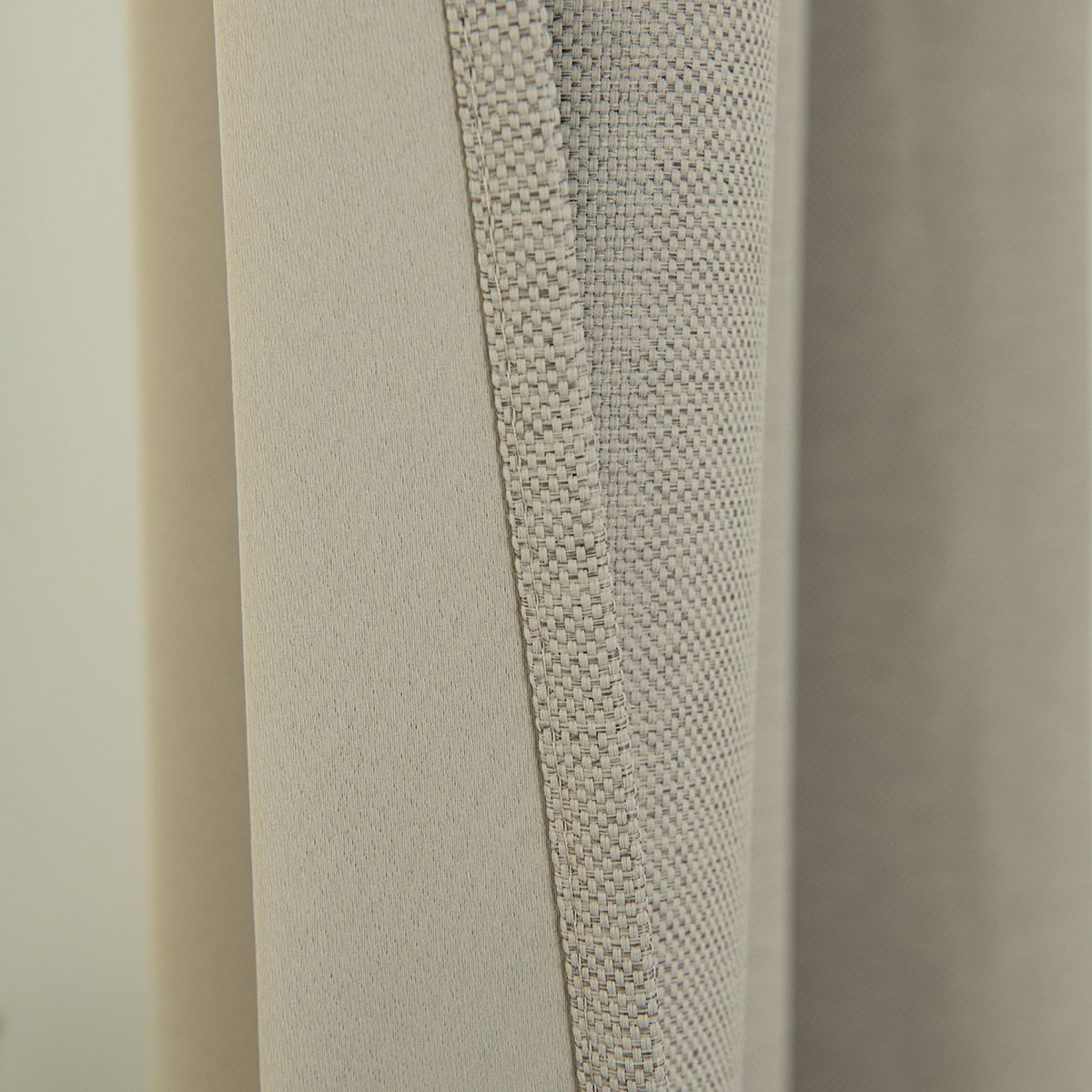 8444_sand_7 Beauty Home Κουρτίνα Blackout Jacquard σκίασης με 8 μεταλλικούς κρίκους Glare Art 8444 140x270 Άμμου
