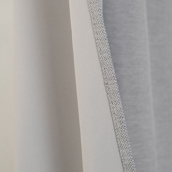 8444_silver_12 Beauty Home Ύφασμα κουρτίνας με το μέτρο Blackout jacquard σκίασης Glare Art 8444 Φ280 Γκρι