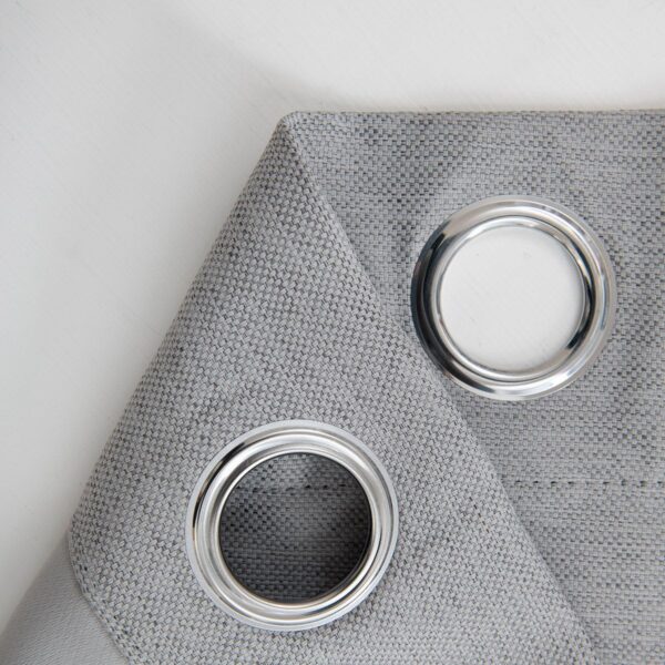 8444_silver_13 Beauty Home Ύφασμα κουρτίνας με το μέτρο Blackout jacquard σκίασης Glare Art 8444 Φ280 Γκρι