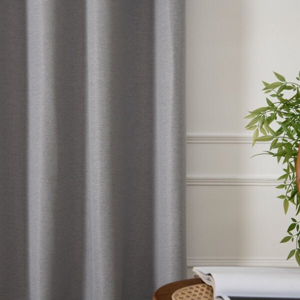 8444_silver_2 Beauty Home Ύφασμα κουρτίνας με το μέτρο Blackout jacquard σκίασης Glare Art 8444 Φ280 Γκρι