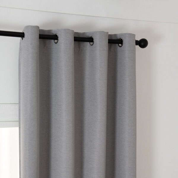 8444_silver_4 Beauty Home Ύφασμα κουρτίνας με το μέτρο Blackout jacquard σκίασης Glare Art 8444 Φ280 Γκρι
