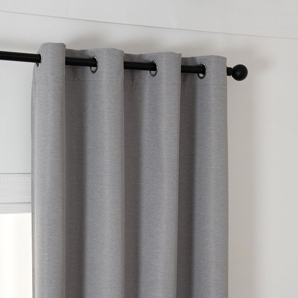 8444_silver_4 Beauty Home Ύφασμα κουρτίνας με το μέτρο Blackout jacquard σκίασης Glare Art 8444 Φ280 Γκρι