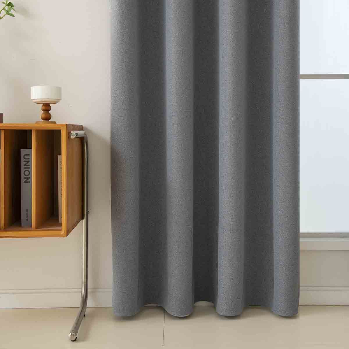 8446-a2 Beauty Home Ύφασμα κουρτίνας με το μέτρο Full Blackout σκίασης Total Art 8446 Φ280 Ανθρακίτης