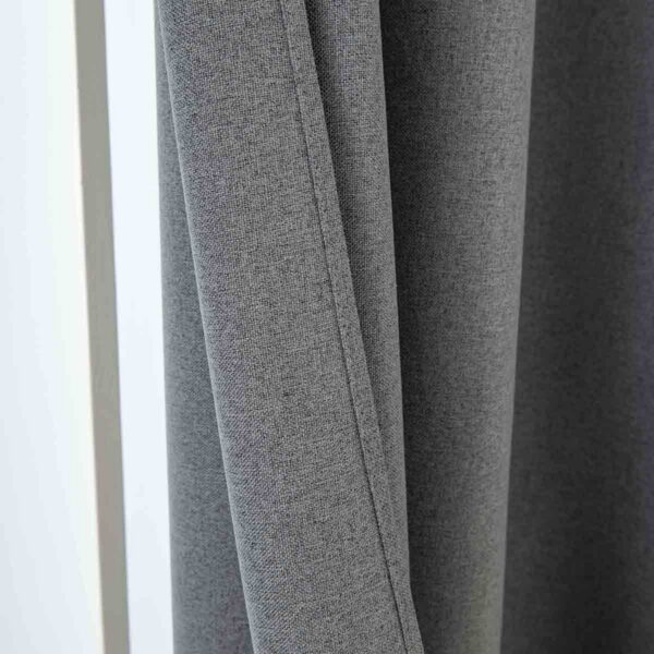 8446-a7 Beauty Home Ύφασμα κουρτίνας με το μέτρο Full Blackout σκίασης Total Art 8446 Φ280 Ανθρακίτης